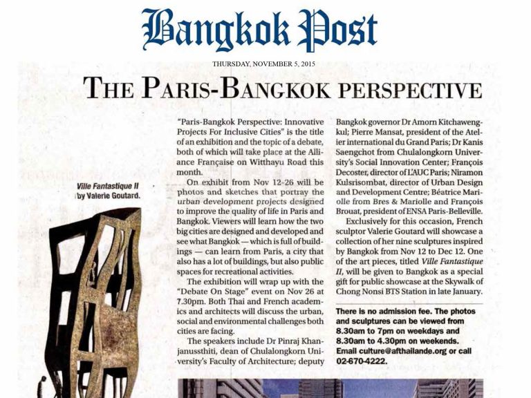 Bangkok Post (Thailand) 5 November 2015