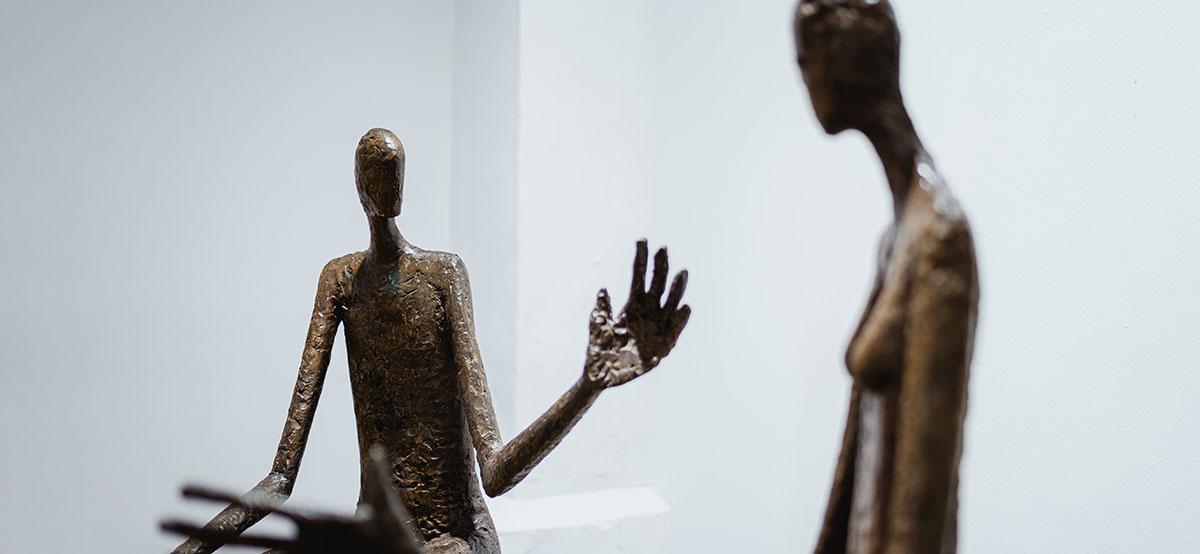 la sculpteure française Val – Valérie Goutard – avec Sculptureval avec REDSEA Gallery