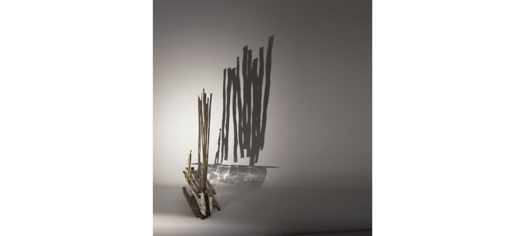 Apparition de la sculpteure française Val – Valérie Goutard – avec Sculptureval & les maîtres verriers Murano