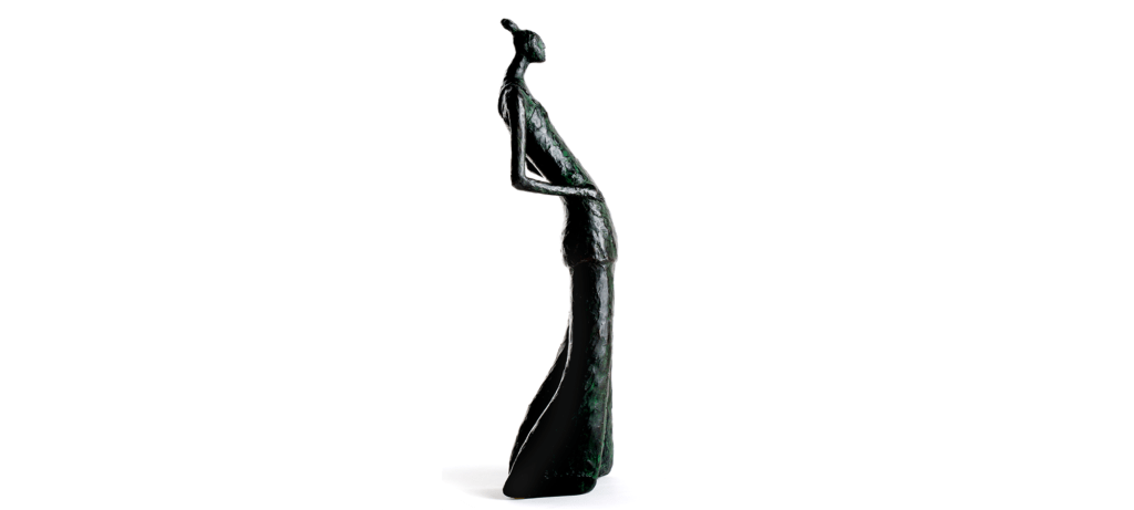 Miss trendy de la sculpteure française Val – Valérie Goutard – avec Sculptureval