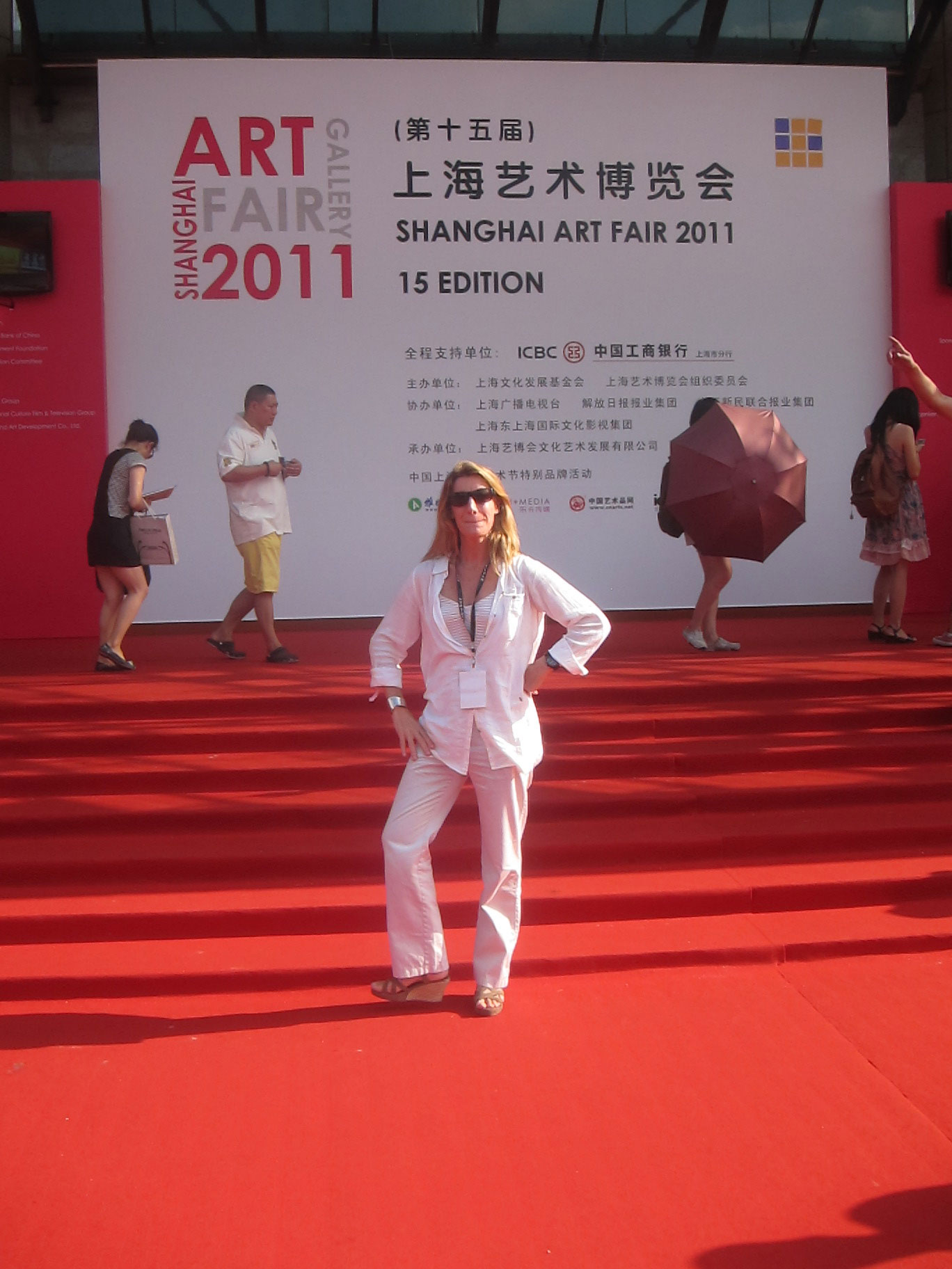 French sculptor Val - Valérie Goutard - with Philippe Staib Gallery at Shanghai Art Fair with Sculptureval