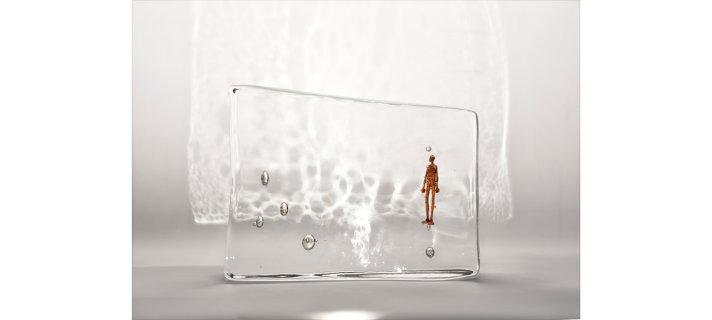 Voyage dans l’atmosphère by French sculptor Val - Valérie Goutard - with Sculptureval & Murano glass masters